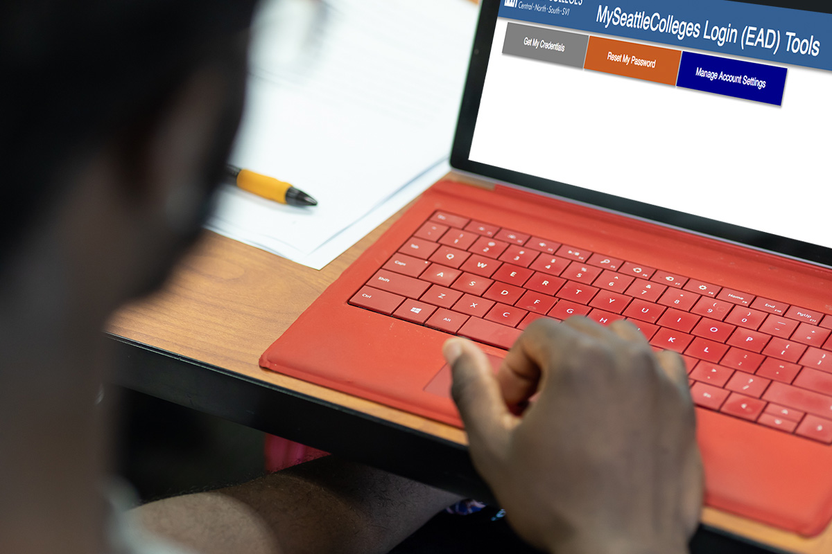 Change MySeattleColleges password screen