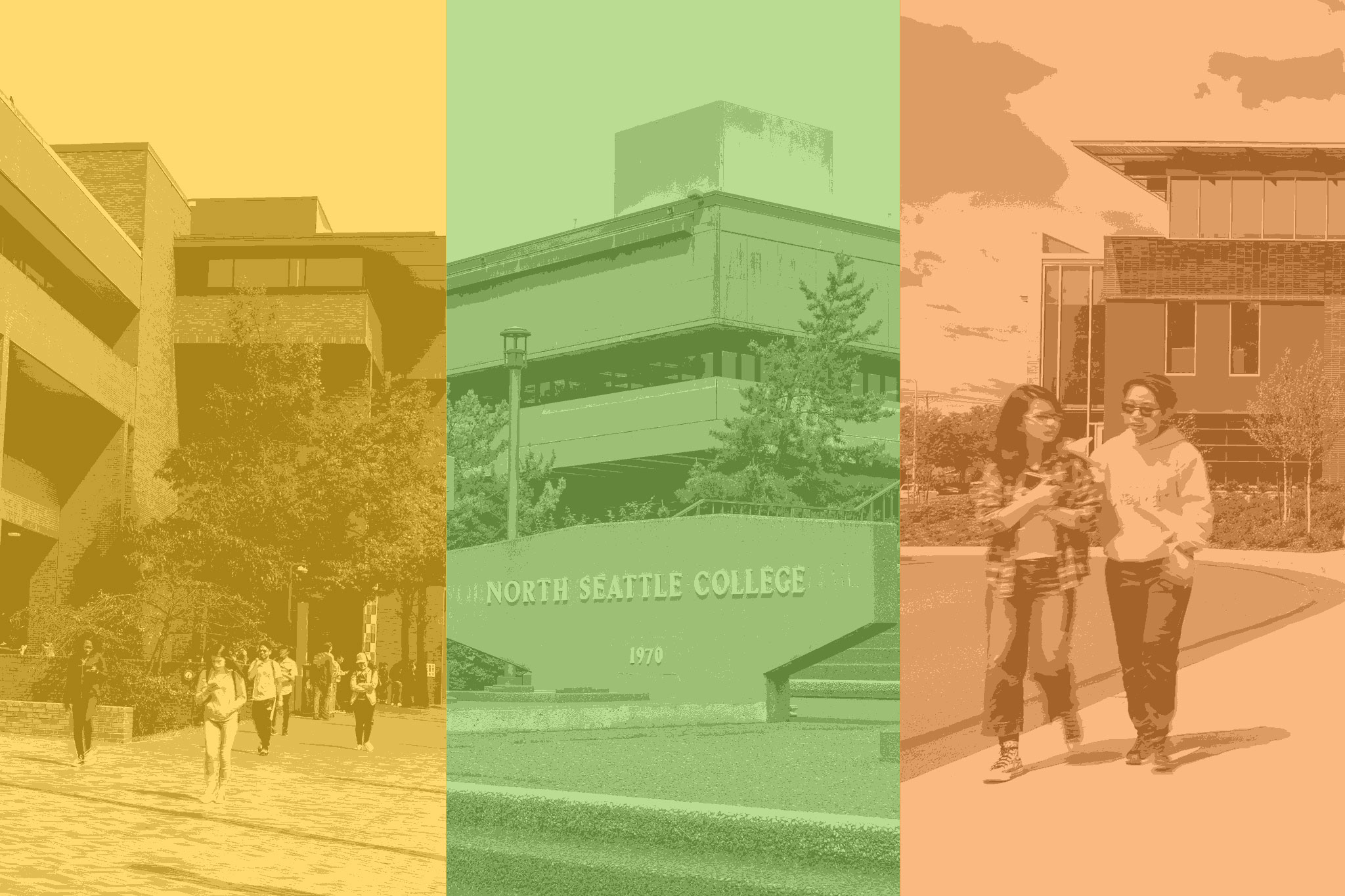 Central North and South Seattle Colleges campuses