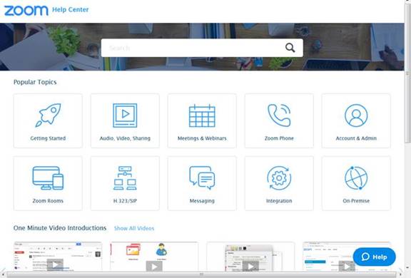 Zoom Help Center
